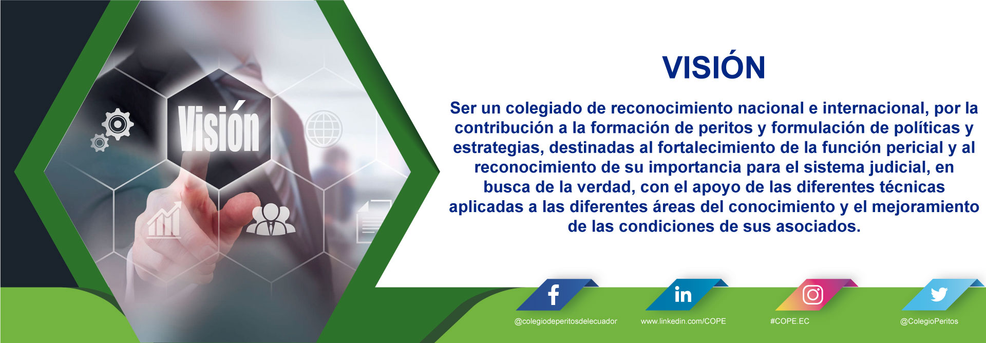 COPE - Colegio de Peritos del Ecuador - Slide 3